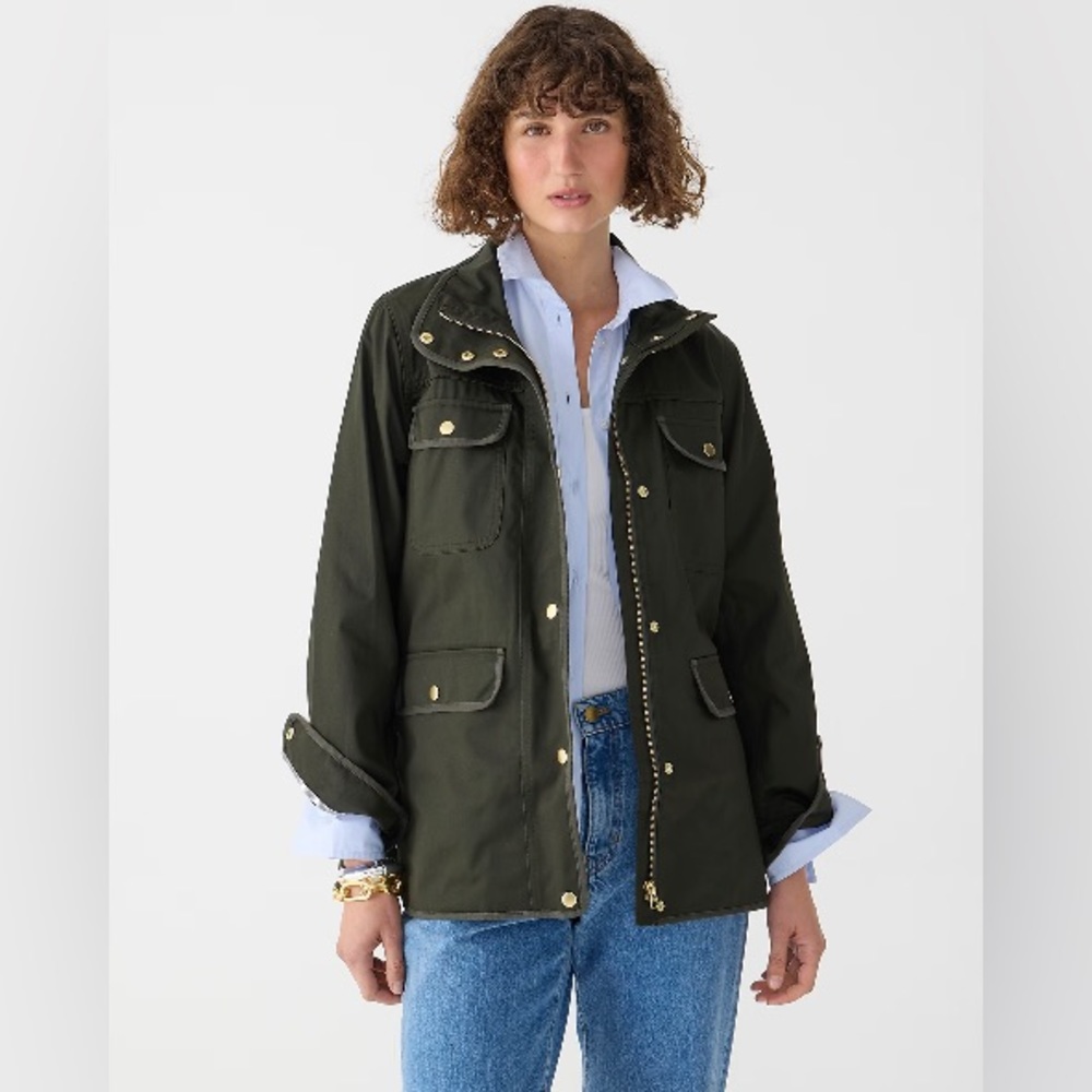 J-crew new downtown field green jacket